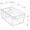 Azar Displays Organizer Storage Tote Bin with Handle, Small, 9 in.W x 6 in.D x 4 in.H, 4PK 556233-4PK - alternate 3